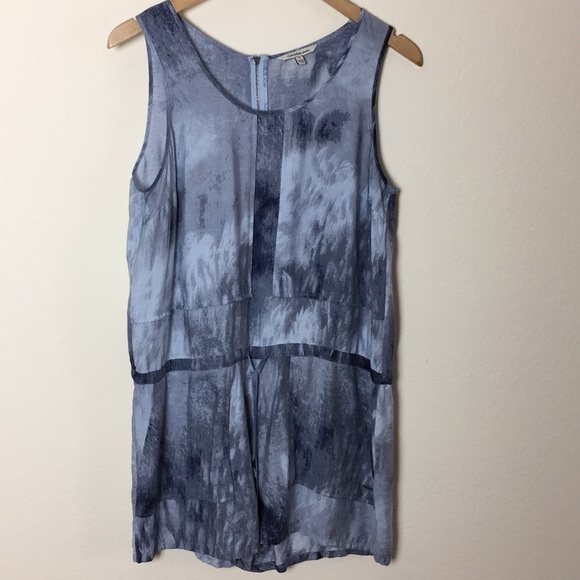 Calvin Klein Jeans Grey Tie Dye Sleeveless Romper - Picture 1 of 7